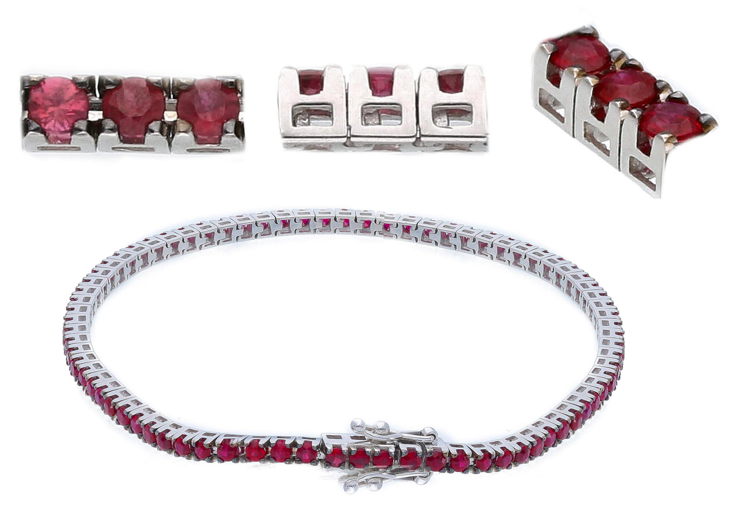 Bracciale tennis modello Griffe quadro