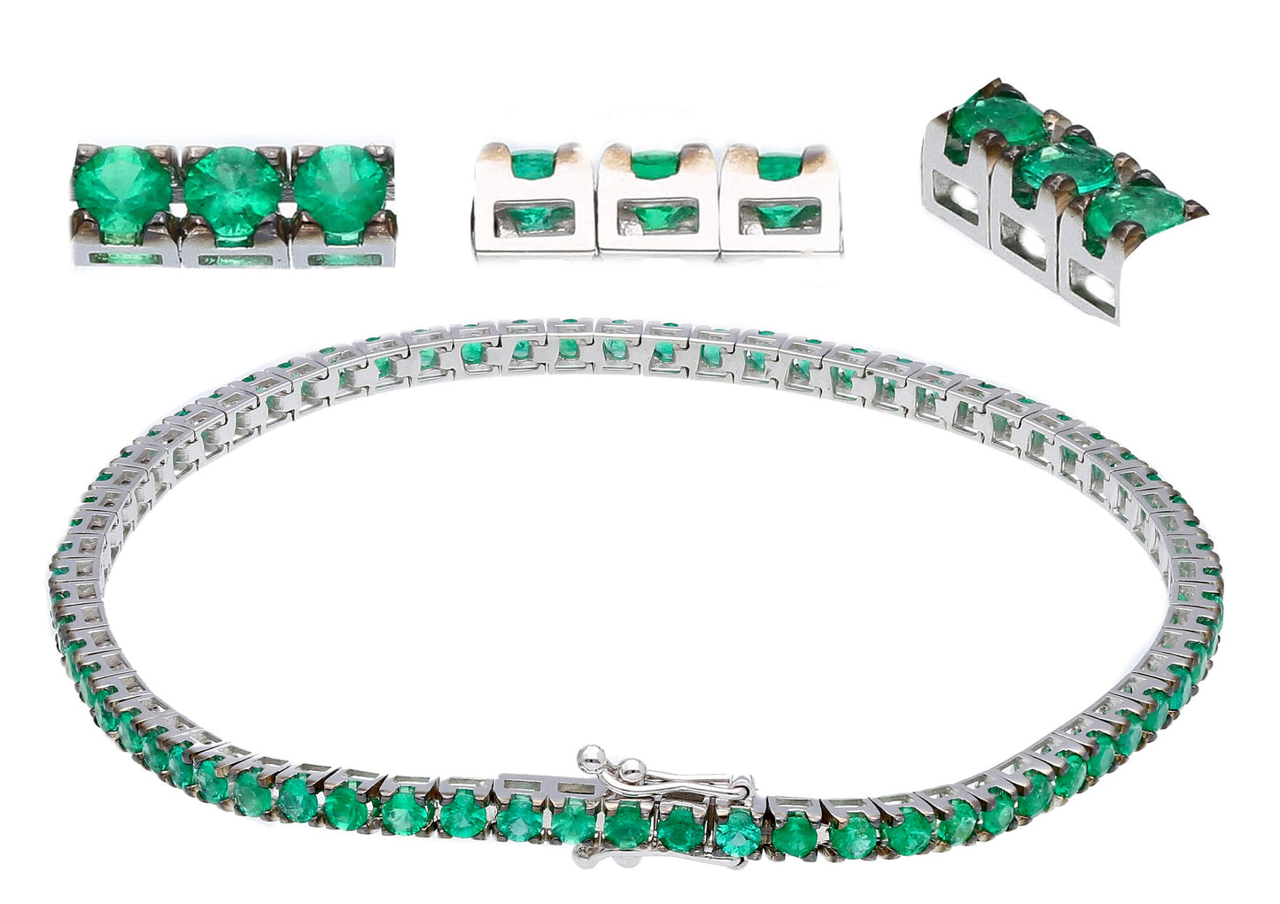 Bracciale tennis modello Griffe quadro