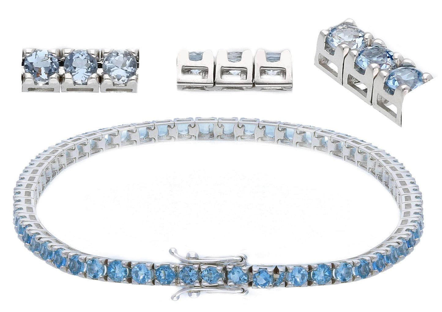 Bracciale tennis modello Griffe quadro