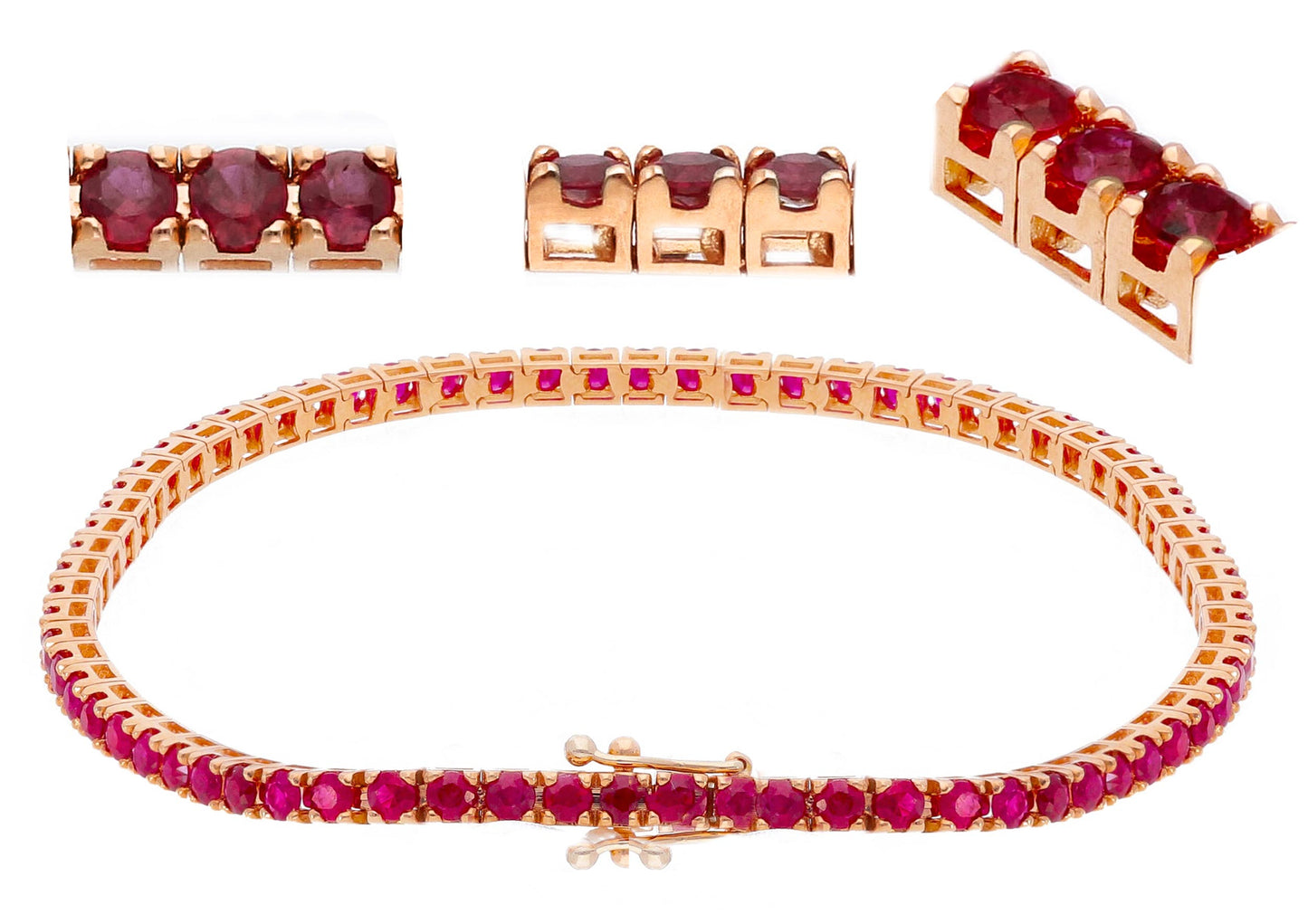 Bracciale tennis modello Griffe quadro
