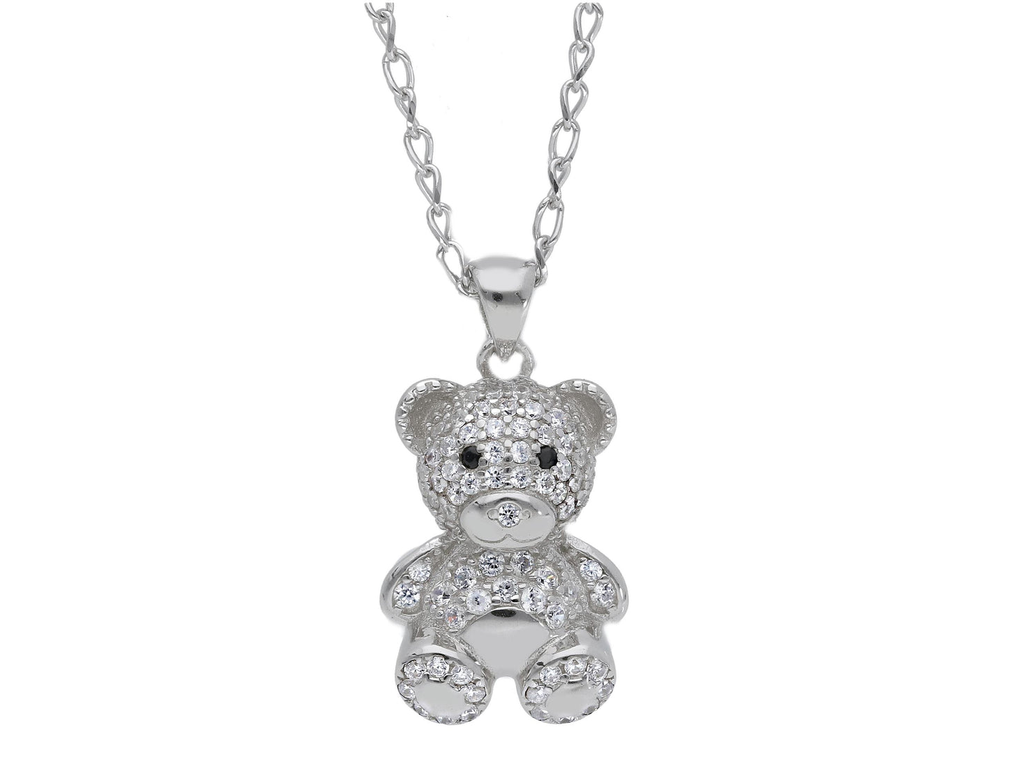 Girocollo in argento modello Piccolo orso