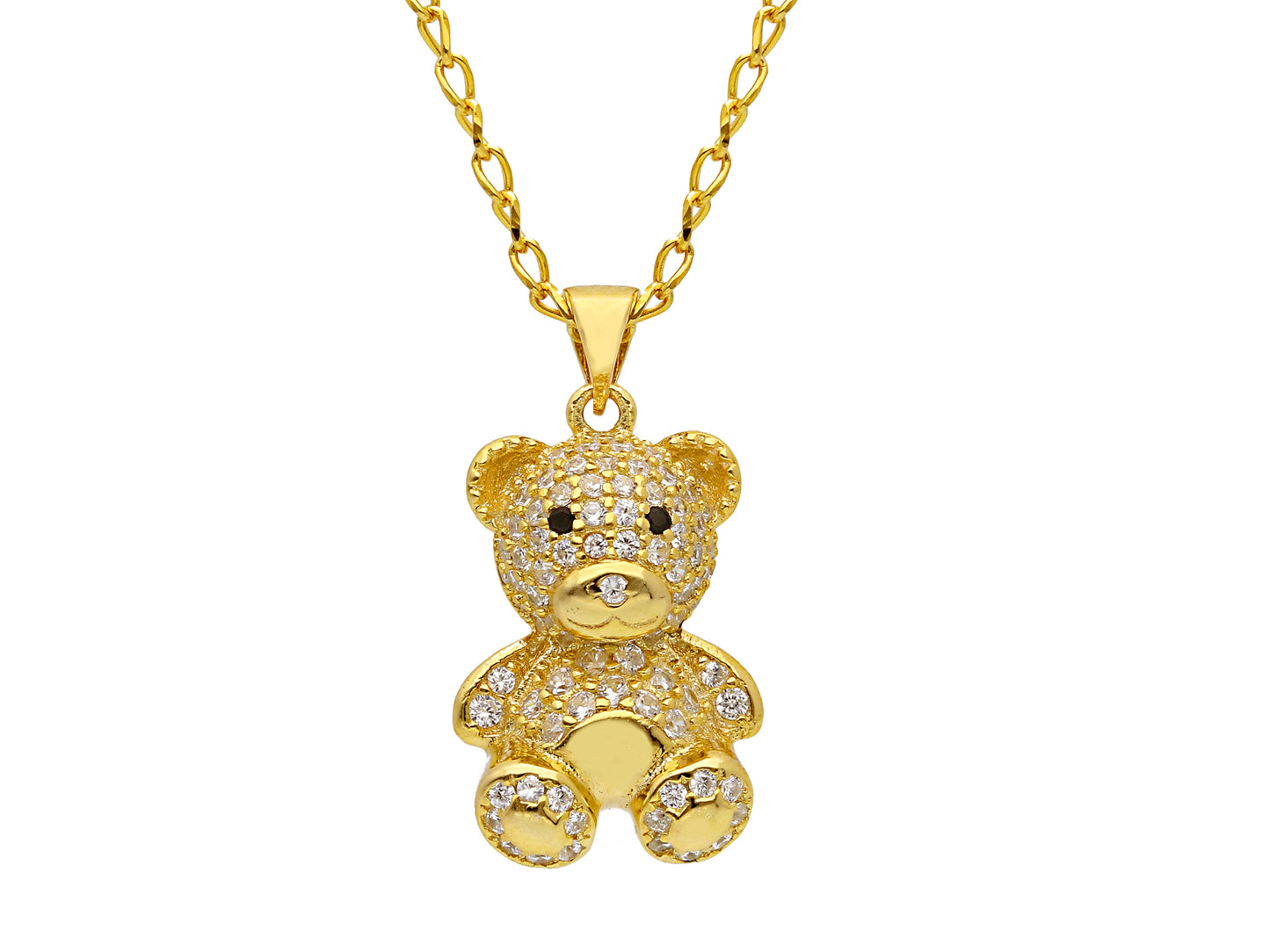 Girocollo in argento modello Piccolo orso