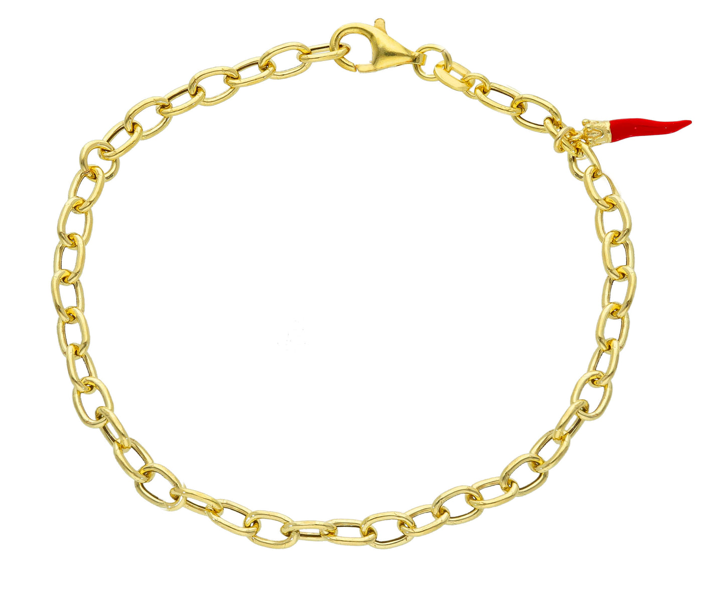 Bracciale in argento modello I cornetti