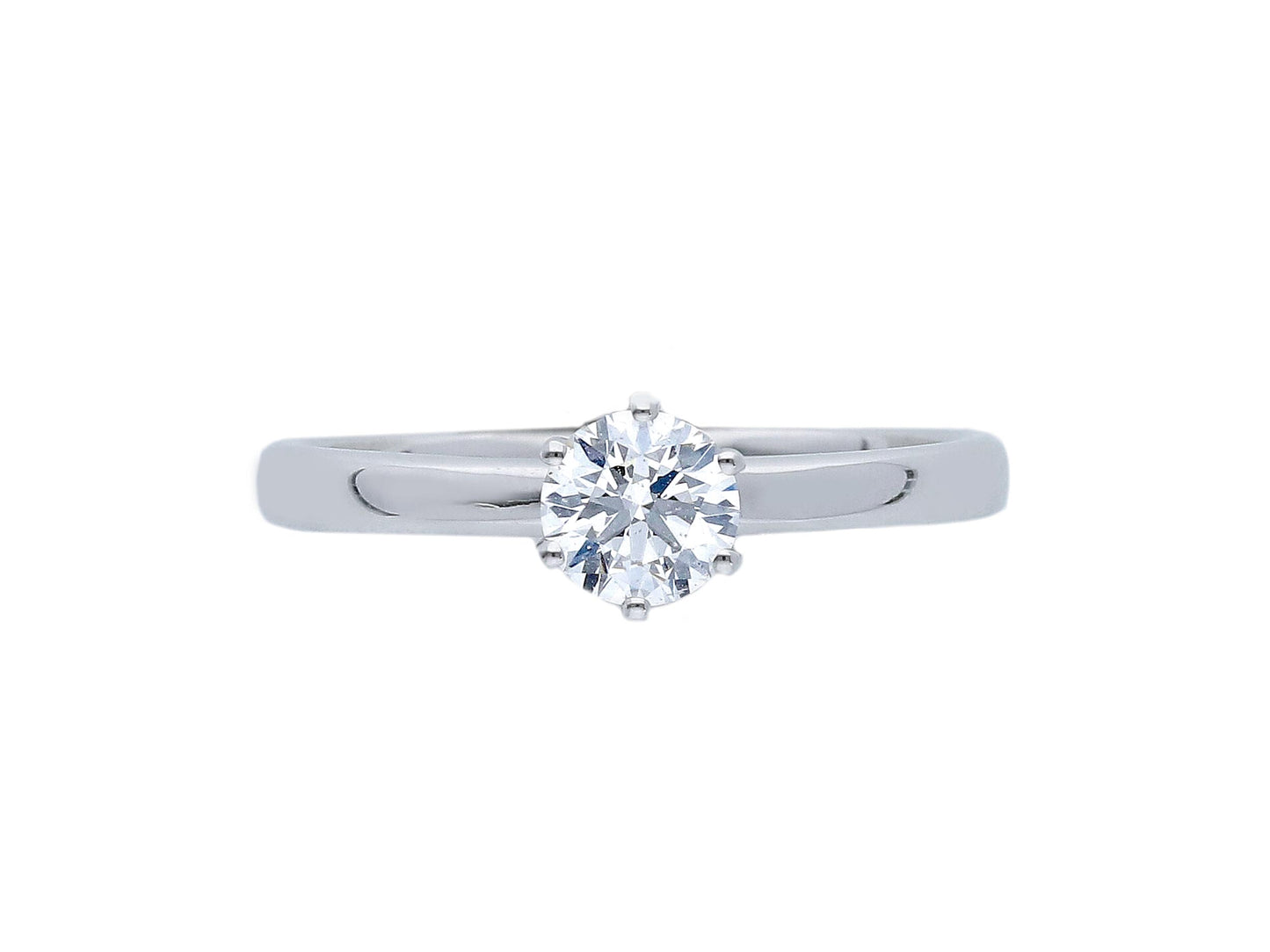 Anello solitario modello 6 punte