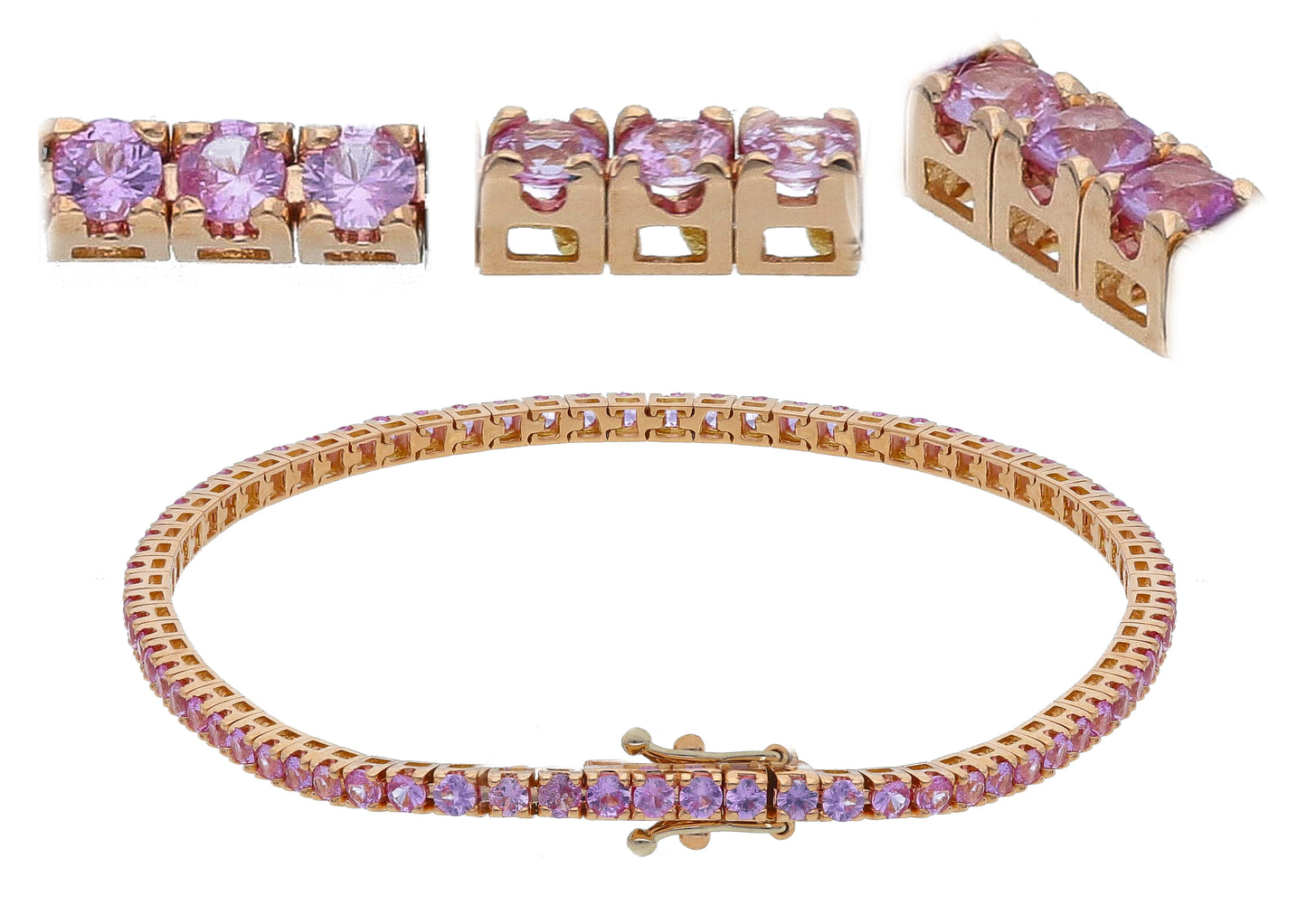 Bracciale tennis modello Griffe quadro